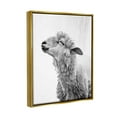 thumbnail image 4 of Stupell Industries Sheep Bathroom Splash Animals & Insects Painting Gold Floater Framed Canvas Art Print Wall Art, 17 x 21, 4 of 10