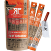 Righteous Felon Grass-Fed Meat Sticks - Low Sugar, High Protein Beef - Fiery Habanero, 6 pack