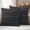 Black, variant on Beige Black Striped Outdoor Waterproof Pillow Covers, Abstract Modern Art Irregular Stripe Decorative Square Throw Pillowcase Sofa Cushion Sham for Patio/Couch/Chair, 20"x20" 2 Pack