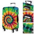 thumbnail image 5 of Rainbow Tie Dye Mandala Pattern Luggage Cover Fashion Suitcase Cover Baggage Covers Fit 25-28 Inch Luggage (Go Travel), 5 of 5
