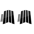 thumbnail image 1 of 12PCS Window Pillar Posts Cover, for 2006-2011 Side Door Panel Trims, Glossy Black, 1 of 7