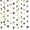 Gold and Black, variant on ANHXN Feet Glitter Star Garland Banner  Party Decoration Double Side Star Hanging String Streamer Paper Twinkle for Graduation Wedding Birthday