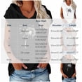 thumbnail image 2 of cocolona Womens Sleeveless Printed Pullover Hoodie Drawstring Trendy Casual Solid Color Sweatshirt with Pocket, 2 of 6