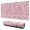 Pink Cow Milk, variant on Long Mouse Pads for Desk,Pink Cow Sweet Pattern Desk Mats on Top Of Desks, Desk Mouse Pad Extra Large with 3mm Non-Slip Base and Stitched Edge for Gaming,Office,Work,Home 31.5"x11.8"