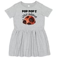 thumbnail image 3 of Inktastic Pop Pop's Little Ladybug Girls Toddler Dress, 3 of 5