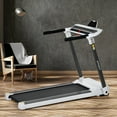 thumbnail image 4 of Portable Compact Treadmill;Electric Motorized 3.5HP;14KM/H;Medium Running Machine Motorised Gym 330lbs;Foldable for Home Gym Fitness Workout Jogging Walking;Bluetooth Speaker APP FITIME, 4 of 21
