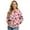 Strawberries Floral Pink, variant on Women's Bomber Jackets Lightweight Zip Up Jacket Casual Vasity Jacket Coat Outerwear Windbreaker with Pockets, Strawberries Floral Pink, XX-Large