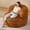 CARAMEL, variant on Hobestluk Bean Bag Chair Big Bean Bag Chairs for Adults Giant Adult Bean Bag Chair with Foam Filler Large Beanbags with Stuffed Back Lazy Sofa, Grey -Standard