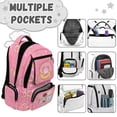 thumbnail image 6 of Jeiento Donut Axolotl Kids School Backpack for 8-14 Year Old Girls Water-Resistant Large Capacity 17 Inch Bookbag for Elementary School, Travel, Hiking, 6 of 7