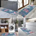 thumbnail image 2 of Pioneer Flower Floral Print Pattern Kitchen Rug Mat,Kitchen Runner Rugs Non Skid Washable,Decorative Kitchen Floor Mats for Kitchen,Sink,Laundry,17"X47", 2 of 5