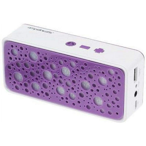 Beat Charger Cell Phone Charger, Wireless Bluetooth Portable Speaker Bass (Purple)