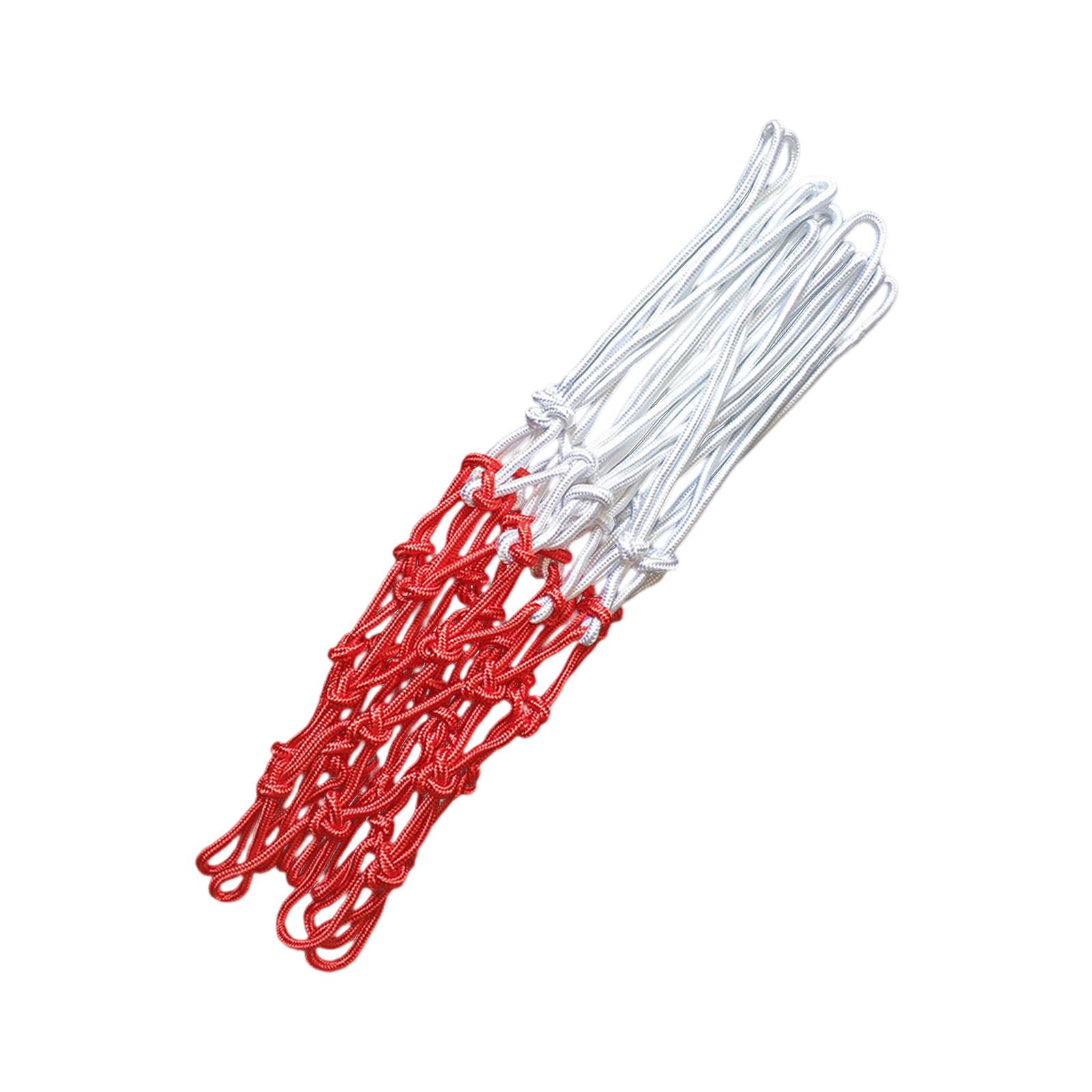 harayaa Basketball Net Basketball Court Equipment Premium Heavy Duty Basketball Rim Nets Round Rope Dia 5.5mm