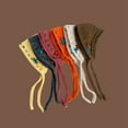 thumbnail image 4 of Gorro tejido con orejas, calentador Retro hecho a mano, estilo Ins para Otoño e Invierno, accesorios femeninos bonitos, 4 of 5