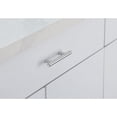 thumbnail image 3 of Tirador de Barra Elegant Decor Quinn 7.6 cm Níquel Cepillado Juego de 10, 3 of 6