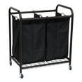 thumbnail image 1 of Oceanstar DLS1392 2-Bag Rolling Laundry Sorter, Bronze, 1 of 2