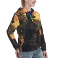thumbnail image 6 of Kdxio Sunset Meditating Doberman Print Womens Oversized Hoodies Sweatshirts Hooded Pullover Tops Sweaters Casual-Large, 6 of 7
