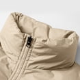 thumbnail image 5 of Maoxin Men's Coats Fashionable Men's Solid Color Long Sleeve Hoodless Casual Outwear Jackets Beige XL, 5 of 8