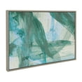 thumbnail image 2 of Kate and Laurel x Mentoring Positives Collaboration The Looking Glass Framed Wall Art, 23x33 Gray, Green and Blue Neutral Abstract Art Wall Décor, 2 of 9