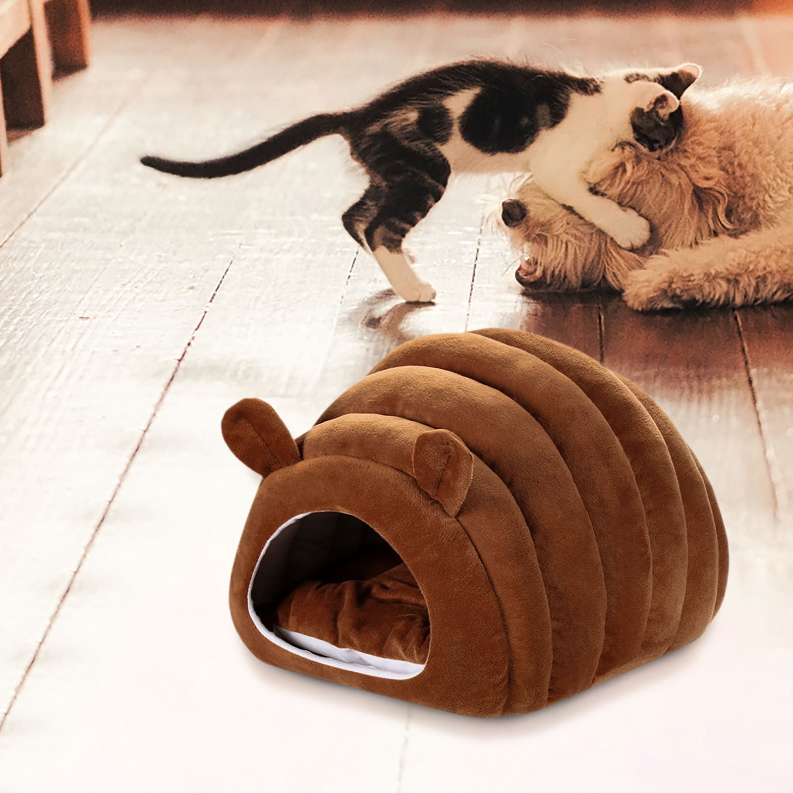 Pet Supplies Cat Cat Litter Caterpillar Closed Cat House Pet Litter Pad  Winter Warm Cat House Je6397 | Walmart Canada