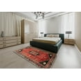 thumbnail image 4 of Ahgly Company Indoor Square Traditional Rust Pink Persian Area Rugs, 4' Square, 4 of 6