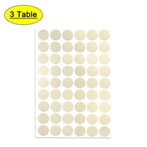 Uxcell Self-adhesive Screw Hole Covers Caps Dustproof Sticker White Maple Wood 3Pcs