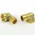 thumbnail image 2 of 2PCS/Set Hose Elbow Connector 90 Degree Brass Hose Elbow(4 Inside And Outside Wire), 2 of 8