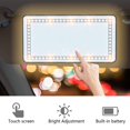 thumbnail image 3 of Automobile Sun Shading Cosmetic Mirror USB Black, 3 of 8
