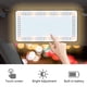 thumbnail image 3 of Espejo de tocador para visera , espejo de maquillaje LED recargable para los coches, espejo de visera universal para coche, , negro Sunnimix Espejo de vanidad de tablero, 3 of 8