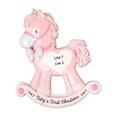 thumbnail image 4 of Ornaments by Elves Personalized Baby's First Christmas 2024 Ornament Pink Pony Ornament .25lbs, 4 of 10