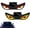 Y1 Y3, variant on Solar Demon Eye LED Car Window Light Wireless No Drill Suction Cup Mount USB Rechargeable Animated Devil Eyes for Windshield Rear Window SUV Truck RV