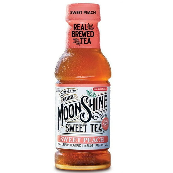 Moonshine Sweet Tea Sweet Peach, 16 Fluid Ounces