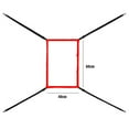 thumbnail image 3 of LJNYFDC Cible de Zone à Frapper Filet de Baseball Cible de Zone à Frapper Réglable Installation Simple Softball Baseball Cible de Lancer Équipement d'Entraînement d'Entraînement, 3 of 7