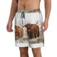 thumbnail image 2 of Fotbe Yak Trajes de Baño Estampados para Hombre, Shorts de Verano de Secado Rápido, Ropa de Playa, Bañadores-XX-Large, 2 of 6