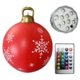 thumbnail image 1 of 60cm Inflatable Christmas Ball PVC Glow Christmas Inflatable Ball (Style S), 1 of 8