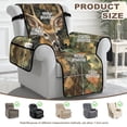thumbnail image 4 of Yuyamidu Camo Recliner Covers That Stay in Place Non Slip Recliner Chair Protector with Elastic Straps Waterproof Lazyboy Covers Couch Chair Cover Gift for Friends, 4 of 7