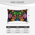 thumbnail image 6 of Fotbe Traditional Floral Polish Pillow Cases - Envelope Closure - Luxury, Extra Soft, Cooling Pillow Covers - Wrinkle, Fade, Stain Resistant-14"x20", 6 of 9