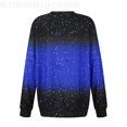 thumbnail image 5 of Fiaer Women's Sweatshirts Christmas Cute Graphic Crew Neck Long Sleeve Baggy Plus Size Pullover Comfort Breathable Lightweight Tops Blue S, 5 of 5