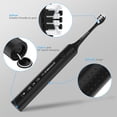 thumbnail image 4 of 240 Days Battery Life Rechargeable Electric Toothbrush for Adults,with 2500mAH Large Capacity, 8 Pack Replacement Brushheads,3 Classic Modes,2 Min Smart Timer Battery Toothbrush,White, 4 of 8