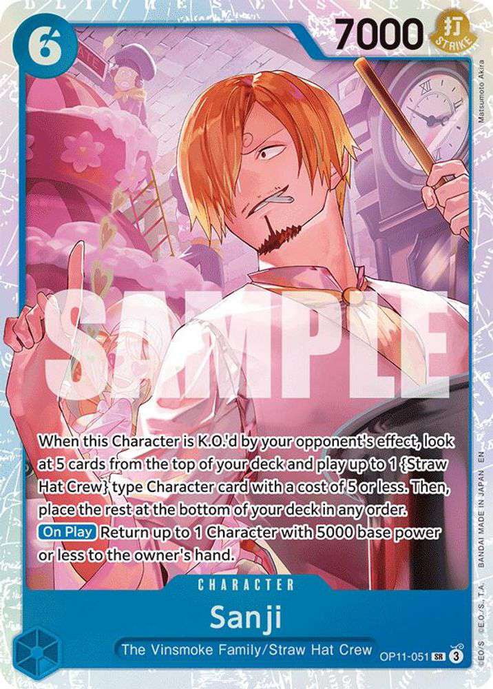 One Piece A Fist of Divine Speed Super Rare Jinbe OP11-031
