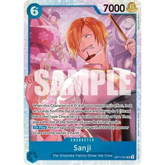 One Piece A Fist of Divine Speed Super Rare Sanji OP11-051