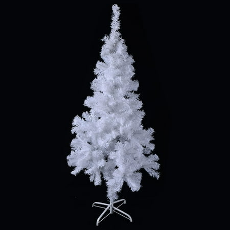 5 Ft Artificial PVC Christmas Tree w/Stand Holiday Season Indoor Outdoor White