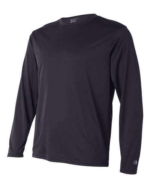 CW26 Hanes Adult Champion Long Sleeve Dry Performance T-Shirt Navy S