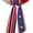 Brown, variant on Patriotic Wreath Sash for Front Door, Red White Stripe Wreath Scarf DIY Bow Memorial Day Star Satin Sash Garland Ribbon for 4th of July Home Yard Doorway Wall Window Decor (56'' x 4.5'')