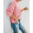 thumbnail image 3 of Sherrylily Fall Women Turtleneck Sweaters Batwing Pullover Winter Loose Knit Jumper, 3 of 7