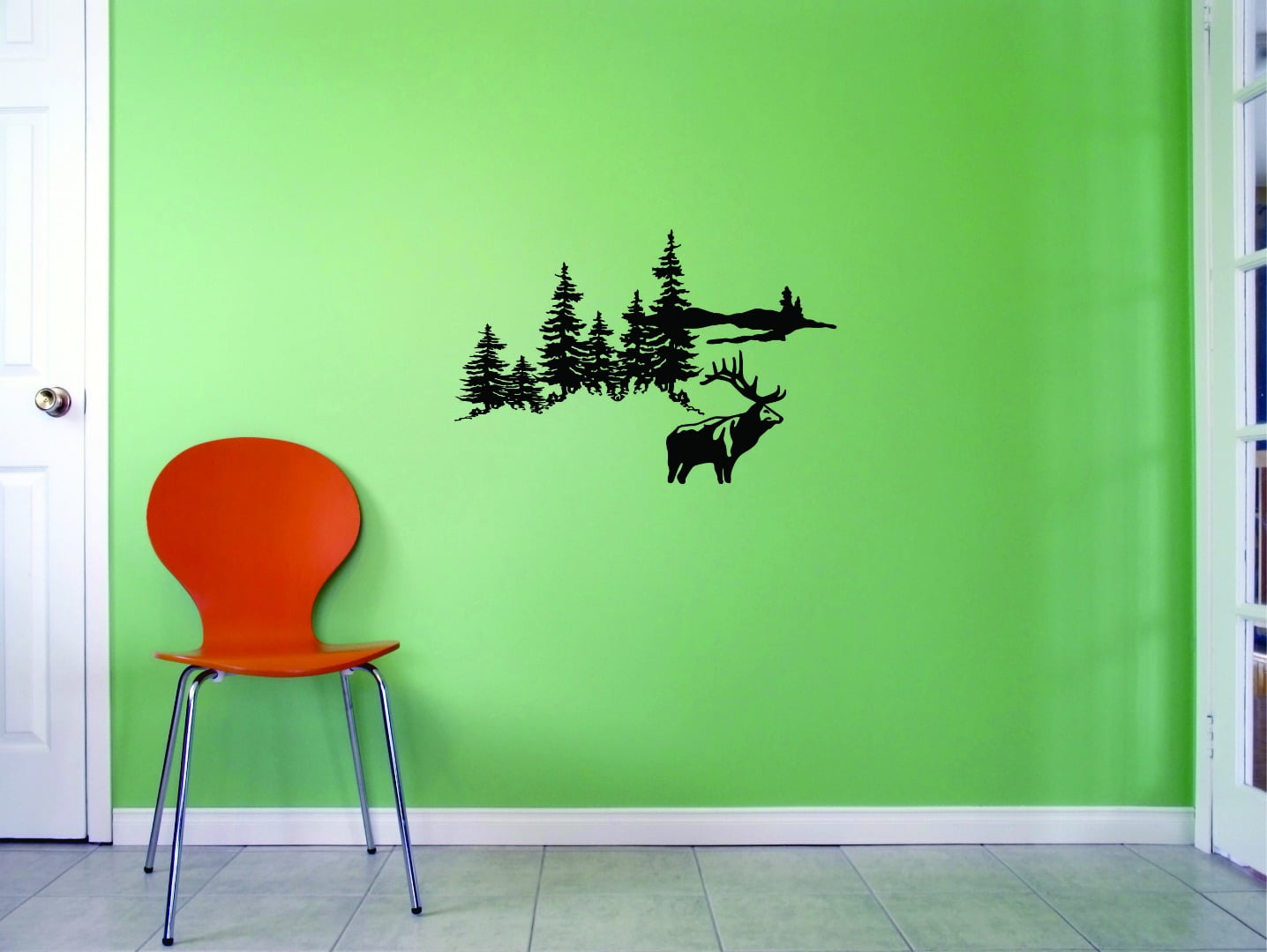 Custom Designs Hunting Scene 14x28 Inches