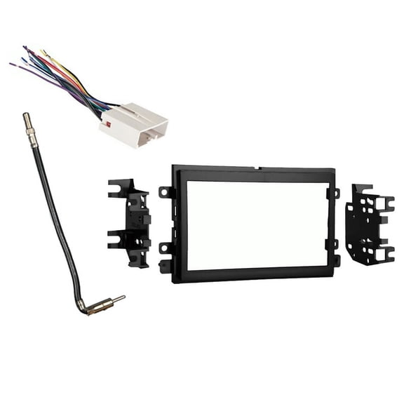 Metra Double DIN Stereo Harness Radio Install Fits for ford F-150 2007-2008 Car In-Dash Units