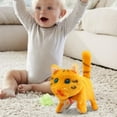 thumbnail image 3 of Juguete electrónico perfecl de animales para Gato de peluche Amarillo, 3 of 7