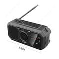 thumbnail image 2 of Radio de emergencia FM/AM Radio multifuncional Alarma SOS para acampar al aire libre Senderismo, 2 of 9