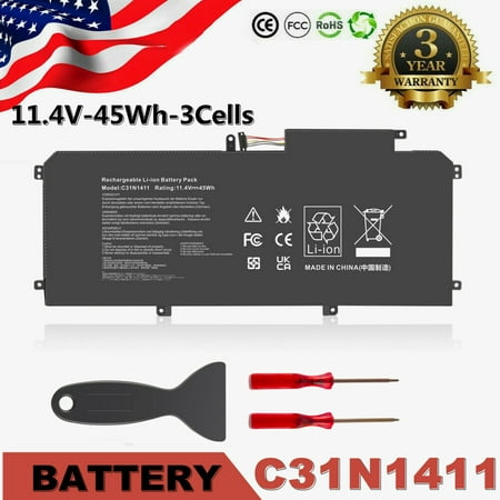 C31N1411 Battery for Asus ZenBook UX305FA UX305UA UX305CA U305UA U305LA UX305C