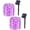 Purple, variant on LINLIN 2 Pack Solar Copper String Lights, 33ft 100LED 8 Modes Solar Fairy Lights,Waterproof Copper Wire Lights for Patio Lawn Garden Gate Yard Party Wedding Christmas Decoration